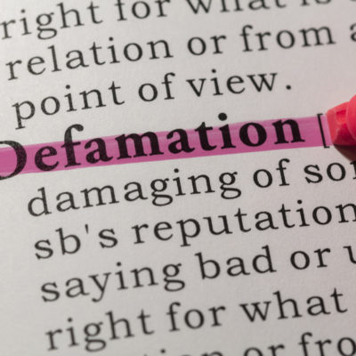 Definition of Defamation